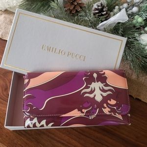 Emilio Pucci Classic Long Wallet